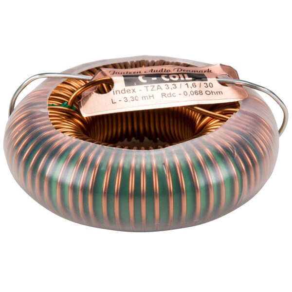 Main product image for Jantzen 6125 3.3mH 14 AWG C-Coil Toroidal Inductor 255-812